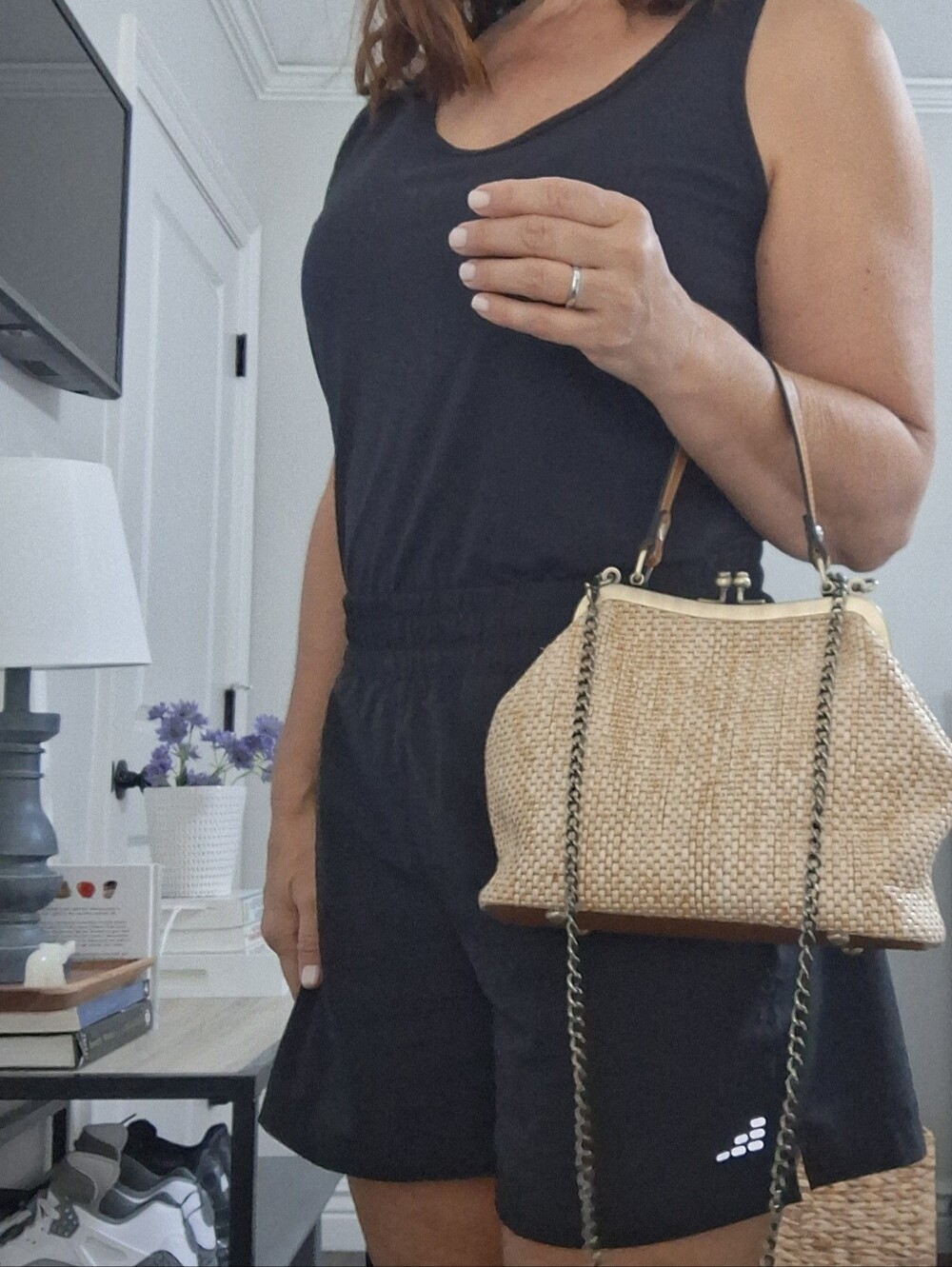 Patricia Nash Straw Woven Tote Bag - Picture 4 of 7